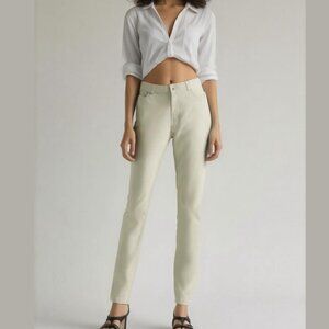 Mint Coloured Stretchy Jean Size 31 Velvet Heart